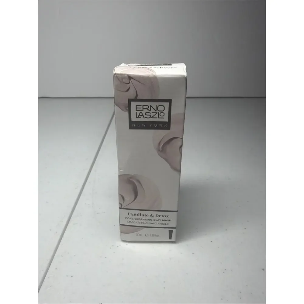 ERNO LASZLO Exfoliate & Detox Pore Cleansing Clay Mask 30ml/1 oz Travel Size NEW